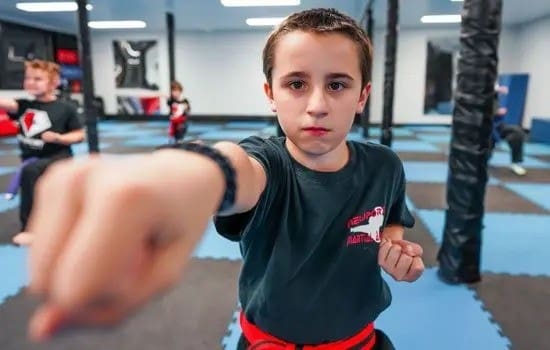 student learning martial arts fundamentals with proper form